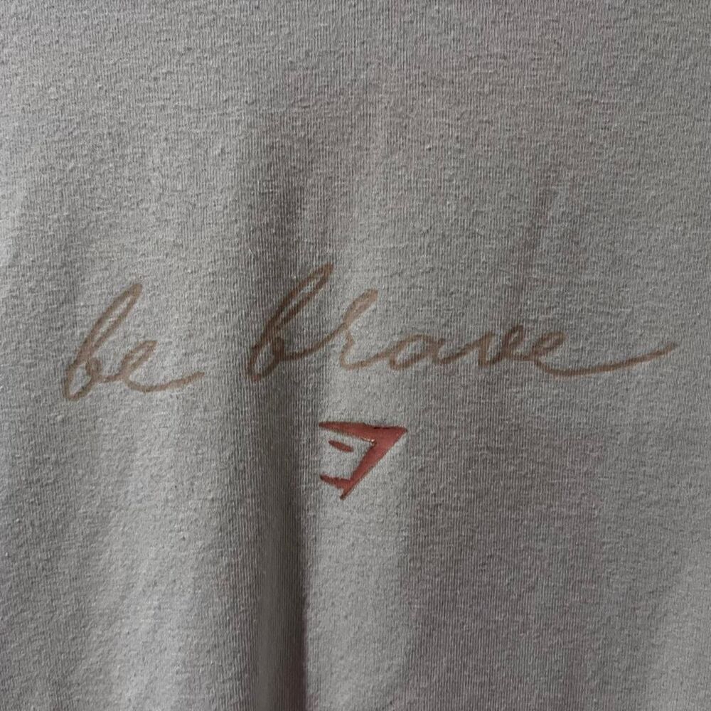 Gymshark sportswear white & pink t-shirt Large